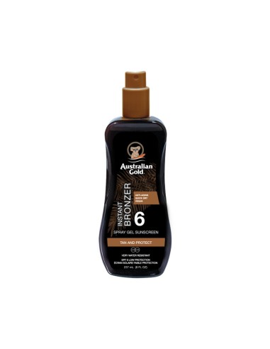 Australian Gold Spray Gel Instant Bronzer SPF6 237ml