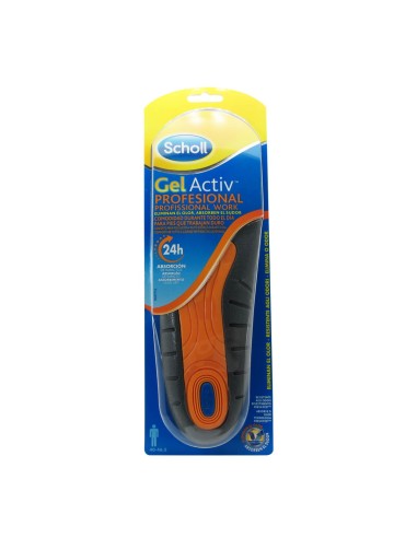 Scholl Gelactiv Insole Gel Professional Man X2