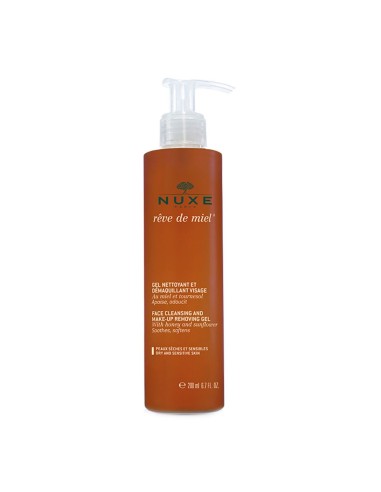 Nuxe Rêve de Miel Face Cleansing and Make-Up Removing Gel 200ml