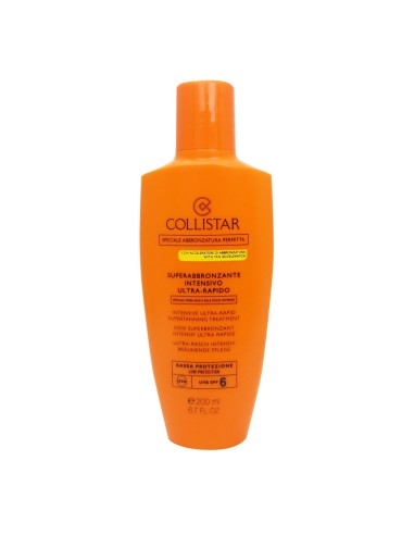 Collistar Intensive Ultra-Rapid Supertanning Treament SPF6 200ml