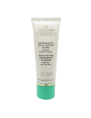 Collistar Multi-Active Deodorant 24hrs Roll-on With Oat Milk 75ml