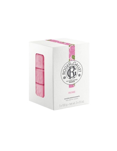 Roger Gallet Rose Perfumed Soap 3x100g