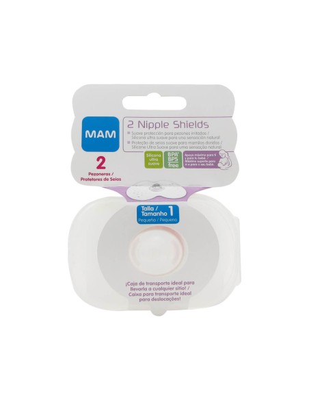 Mam Silicone Breast Protectors Size 1 X2