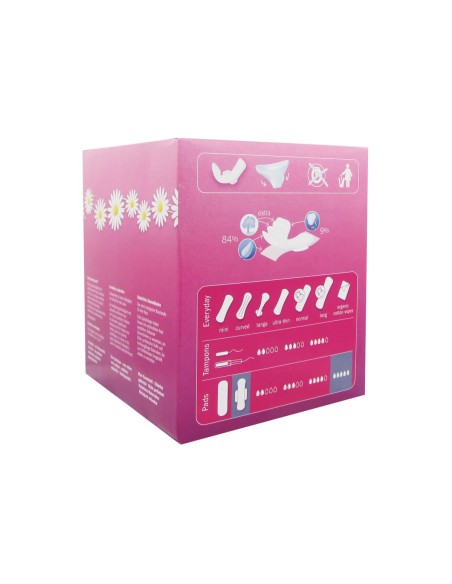 Natracare Extra Fine Natural Wipes with Wings 8 units