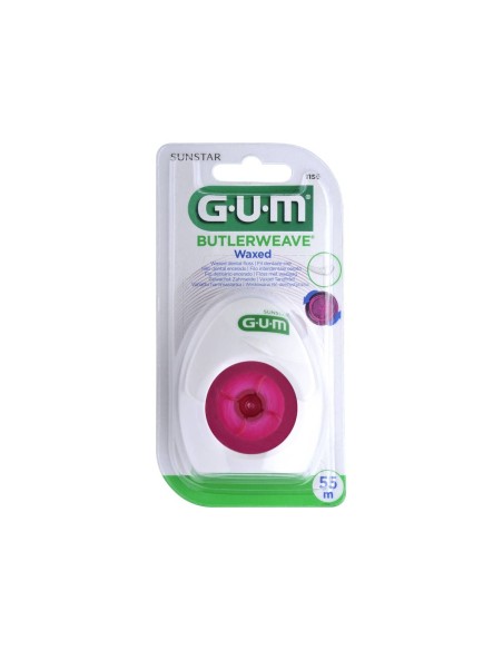 Gum Butlerweave Waxed Dental Tape 55m