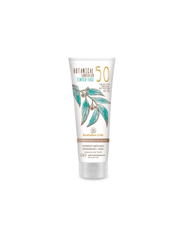 Australian Gold Botanical Tinted Face Lotion SPF50 Medium-Tan 89ml