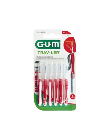 Gum Trav-ler Dental Brush 0.8mm x6