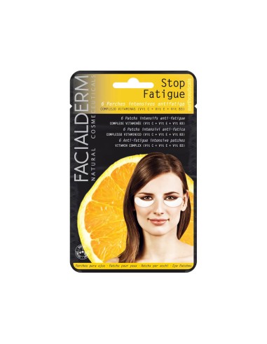 Facialderm Stop Fatigue Patches Eyes X6