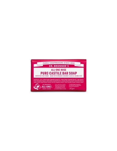 Dr. Bronners Biological Castile Soap Pink 140g