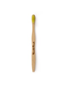 The Humble Co. Soft Yellow Adult Bamboo Toothbrush