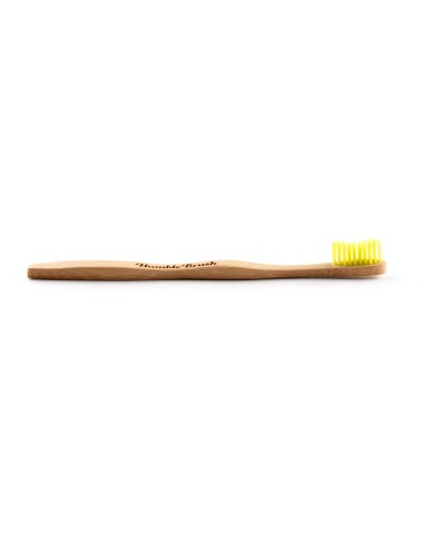 The Humble Co. Soft Yellow Adult Bamboo Toothbrush