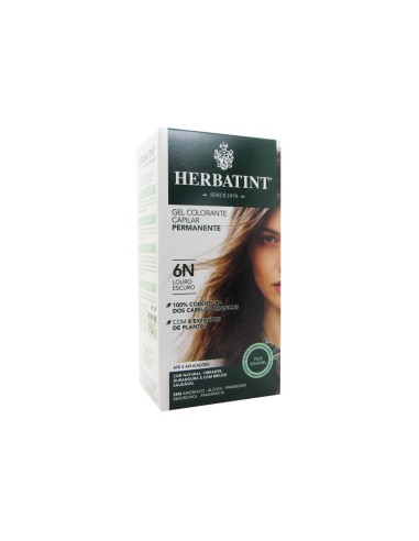 Herbatint Permanent Hair Color Gel 6N Dark Blonde 150ml