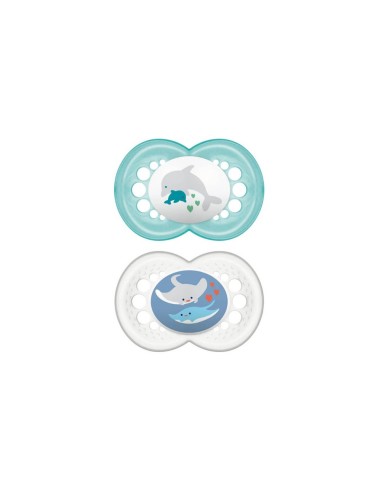 Mam Original Pacifier silicone + 16m unisex 2un