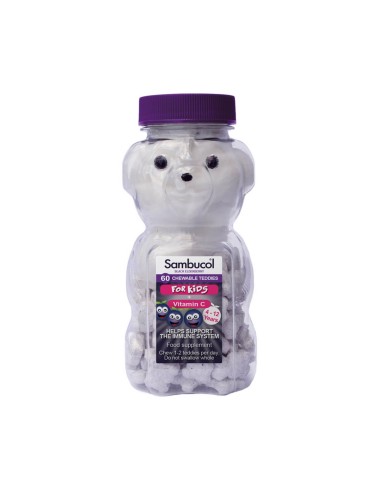 Sambucol Kids Teddies 60 Chewable Teddies