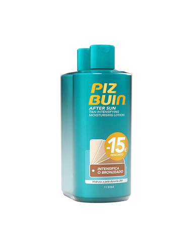 Piz Buin Duo After Sun Tan Intensifying Moisturising Lotion 200ml