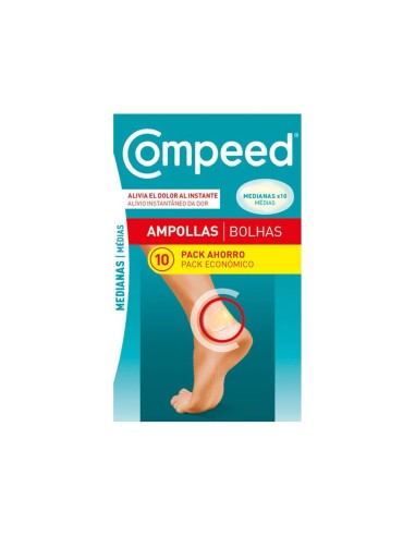 Compeed Pack Economic Blister Plasters Medium 10 Units