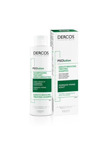 Dercos PSOlution Kerato-Reducing Treating Shampoo 200ml