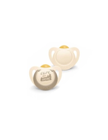 NUK For Nature Plastic Soother 0-6m x2