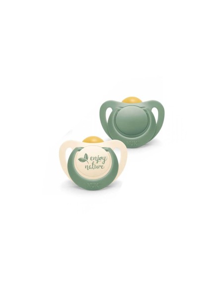 NUK For Nature Plastic Soother 0-6m x2