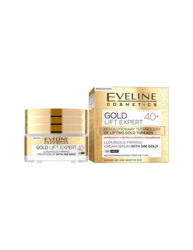 Eveline Cosmetics Gold Lift Expert 40+ Luxurious Firming Cream Serum 50ml