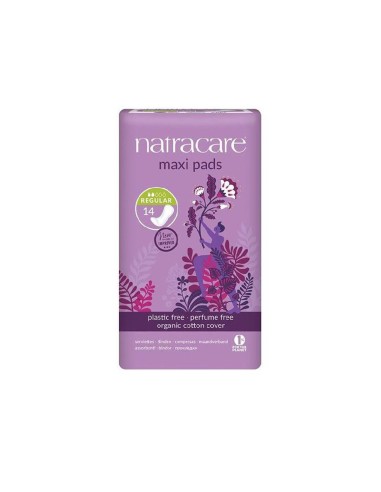 Natracare Regular Natural Maxi Pads 14 Units