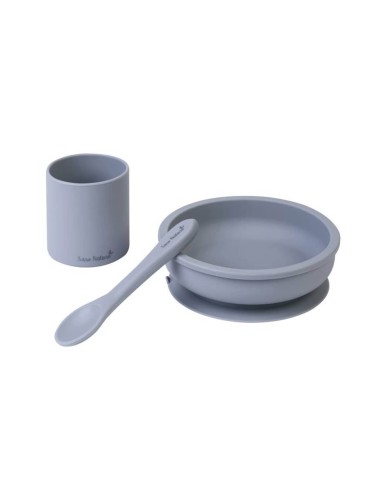 Saro Party Silicone Food Set Blue