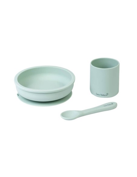 Saro Party Silicone Food Set Green Saro Party Silicone Food Set Green