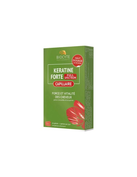 Biocyte Keratine Forte Full Spectrum 40 Capsules Biocyte Keratine Forte Full Spectrum 40 Capsules