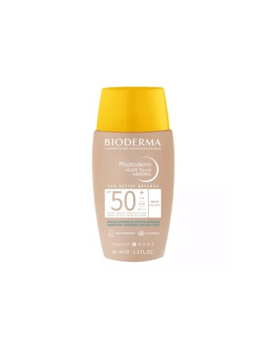 Bioderma Photoderm Nude Touch Mineral SPF50 Brown 40ml