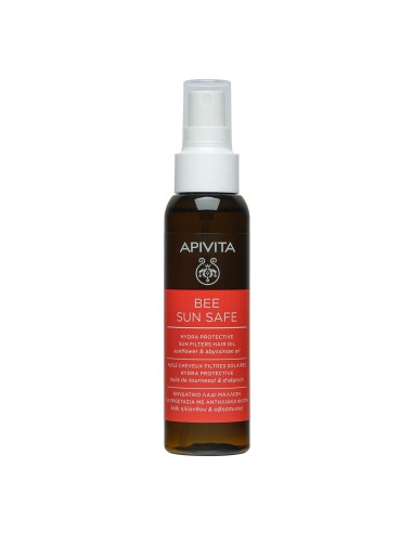 Apivita Bee Sun Safe Hydra Protective Sun Filters Hair Oil 100ml