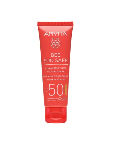 Apivita Bee Sun Safe Hydra Fresh Tinted Face Gel-Cream SPF50 50ml