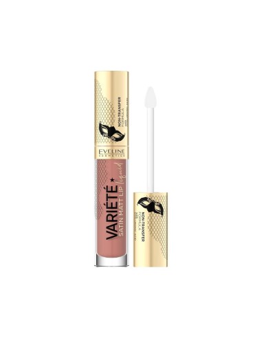 Eveline Cosmetics Variété Satin Matt Lip Liquid 01 Caramel Cake