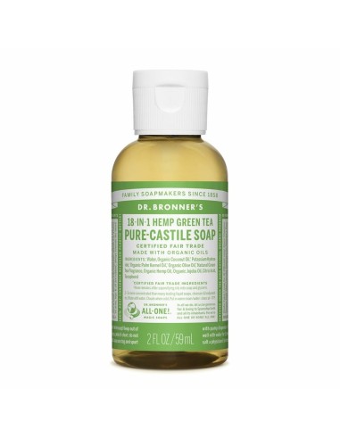 Dr. Bronner's Green Tea Pure-Castile Soap 60ml