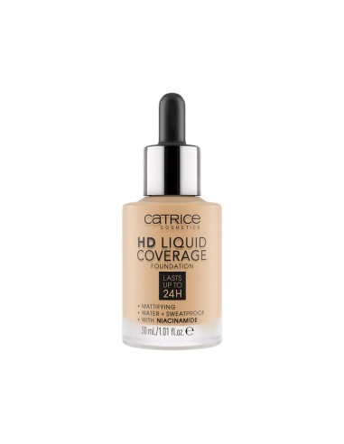 Catrice HD Liquid Coverage Foundation 040 Warm Beige 30ml