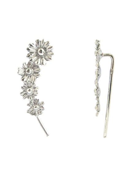 MRIO Classic Earrings Sunflowers Silver