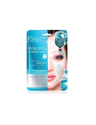 Eveline Cosmetics Hyaluron Moisture Pack Ultra-Moisturising Face Mask