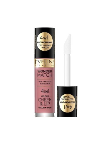 Eveline Wonder Match 4in1 Cheek and Lip 02 4.5ml