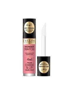 Eveline Wonder Match 4in1 Cheek and Lip 02 4.5ml 2