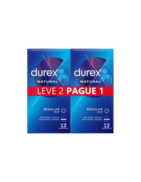 Durex Natural Plus Condoms 12 units x2