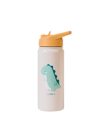 Saro Thermos Bottle with Straw Blue 500ml