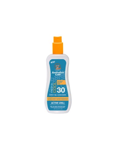 Australian Gold Active Chill SPF30 Spray Gel 237ml