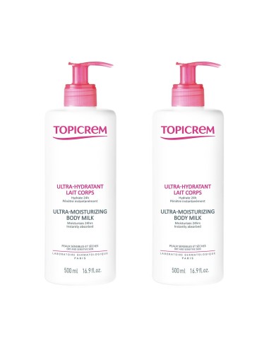 Topicrem Duo Ultra-Moisturizing Body Milk 500ml