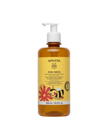 Apivita Mini Bees Gentle Kids Hair and Body Wash 500ml