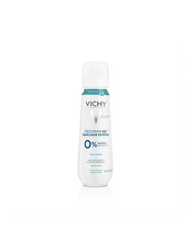 Vichy Deodorant Extreme Freshness 48h 0% Alcohol 100ml