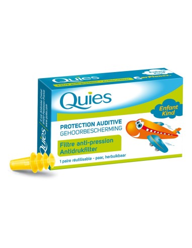 Quies Silicone Child Travel Earplugs 1 Pair