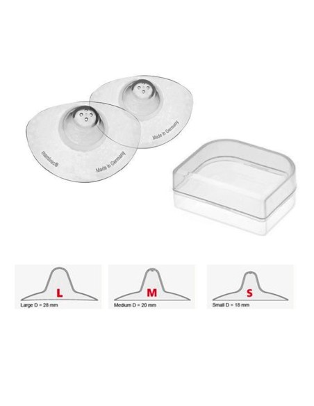 Mamivac Conical Silicone Nipples S X2