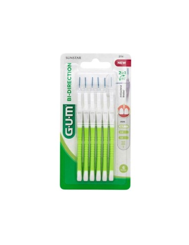 Gum Bi-direction Toothbrush 0.7mm x6