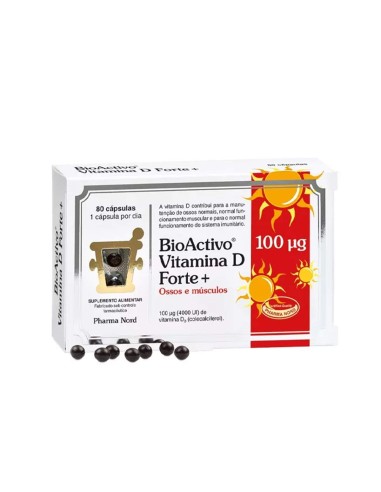 BioActivo Vitamina D Forte 80 Capsules