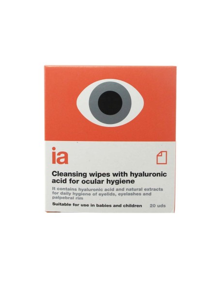 Interapothek Cleansing Wipe for Ocular Hygiene with Hyaluronic Acid 20 Units Interapothek Cleansing Wipe for Ocular Hygiene with Hyaluronic Acid 20 Units