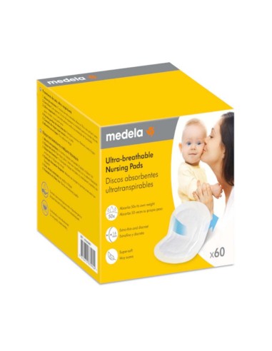 Medela Ultra-Breathable Nursing Pads 60 Units